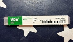 WIDIA GTD #12-24 NC H3 4FL BOTTOM TAP 15385 USA ONE TAP