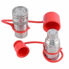 1/2″ NPT Flat Face Hydraulic Quick Connect Coupler Set for Bobcat Skid Steer