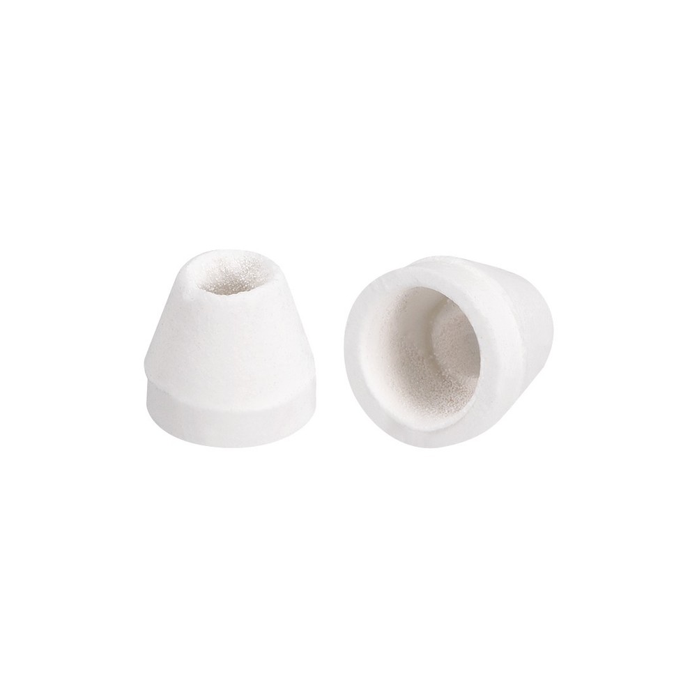 100pcs 4mm Dia Ceramic Insulator Bead Tapered Insulation Bead Heating Wire