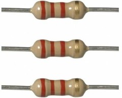 20 Pack – 2.2K 2200 Ohm Ω Resistor 5% Tolerance 1/4W 1/4 Watt Carbon Film PK