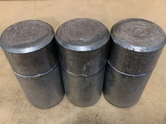 (3)LEAD PIGS RADIOACTIVE MATERIALS SOURCES MINERALS STORAGE Pb containers