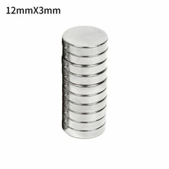 Lot 12mm X 3mm Neodymium Magnet Disc Strong Rare Earth N35 Small Fridge Magnets