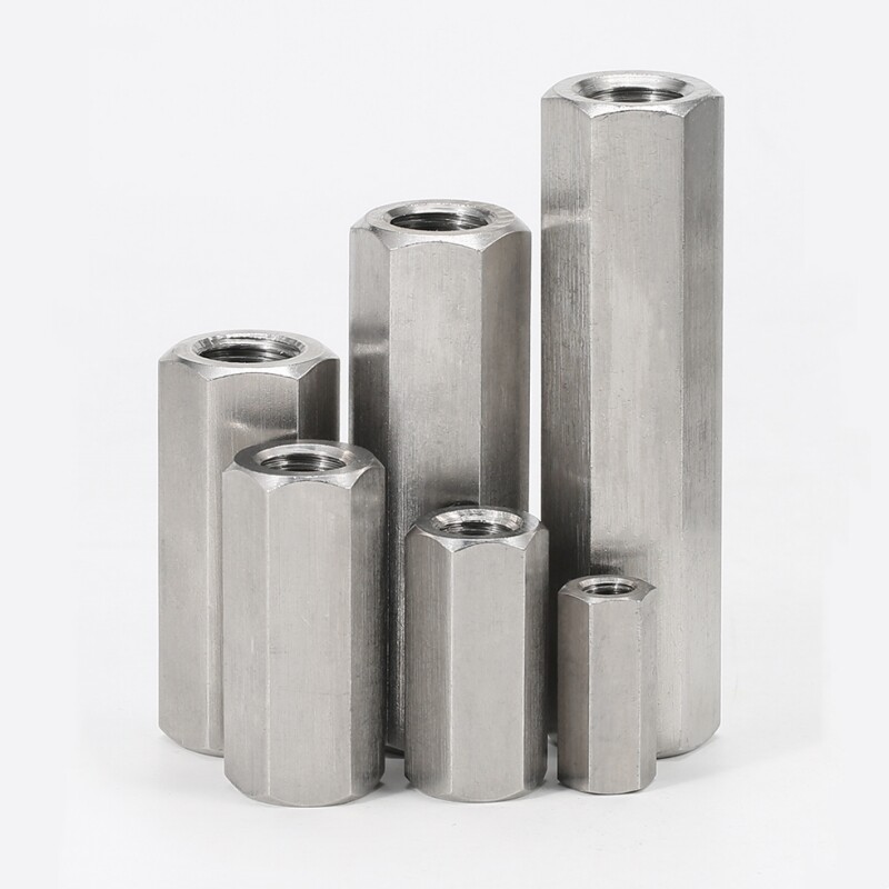 Threaded Rod Coupling Nuts A2 Stainless Steel M3M4M5M6M8M10M12M14M16M18M20M22M24