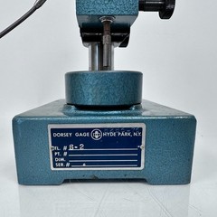 Dorsey Gage S-2 Thickness Gauge w/ 3150-01 Hamilton Dial Indicator 1 Div.=.0001