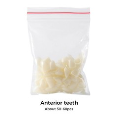 Temporary Dental Crown Resin Anterior Posterior Teeth Mixed Sizes Natural Color