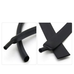 Black Heat Shrink Tube 2:1Unlined &3:1 4:1 Adhesive Glue Lined Heatshrink Sleeve