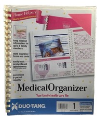Vintage Duo-Tang Home Helpers Organizer Lot Insurance Tax Medical Filing Binders