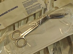 MEDLINE Bandage Scissors Surgical Medical Nurse Premium Curved Heavy Duty 7.25″