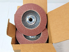 CGW Abrasives Flap Discs Aluminum Oxide Type 29 4-1/2″Dia 60G QTY 10 39434