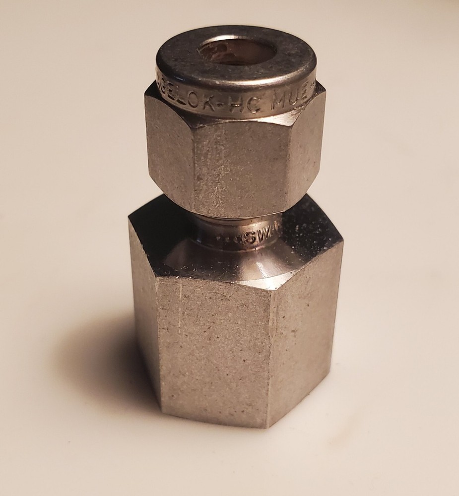 Swagelok HC-400-7-4 Tube Fitting Female Connector 1/4″ Tube OD x 1/4″ Female NPT