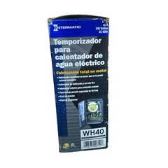 Intermatic WH40 Electric Water Heater Timer DPST 40 Amp 240V AC 60Hz Heavy Duty