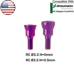 US Dental Healing Abutment NC/RC Closure Caps Compatible Straumann ITI BL/BLT