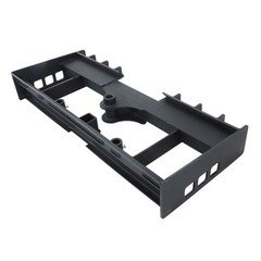 Skid Steer Pallet Fork Frame 4000LBS Heavy-Duty W/ Receiver Hitch & Spear Sleeve