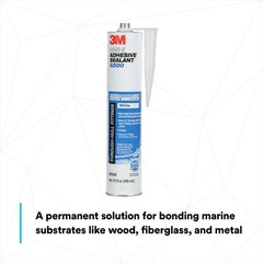 Marine Adhesive Sealant 5200 06500 Permanent Bonding and Sealing for Boats an…