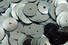 50 Lb Box #10 Fender Washers 3/16 x 1-1/4 Zinc Plated Approx. 2,200 pcs BULK