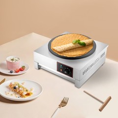 16″ Commercial Electric Crepe Maker Pancake Machine Big Hotplate Non Stick 1700W