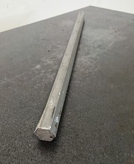 12L14 Cold Drawn Steel Hex Bar Stock 9/16″ x 12″ Long Free Machining