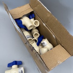 18 Pack Everbilt 3/4 in. CPVC Solvent x Solvent Ball Valve 107-124EB New