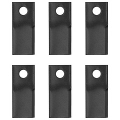 Pack of (6) New Left Hand Disc Mower Blades fits Various Applications & Models