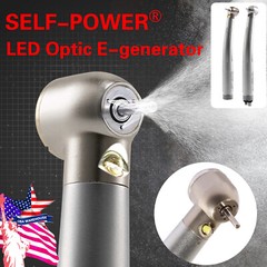 NSK Style Dental E-generator LED High Speed Torque Head Handpiece 2Holes 4Holes