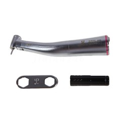 NSK Ti-MAX X95L Style Dental 1:5 LED Fiber Optic Contra Angle Handpiece Red Ring