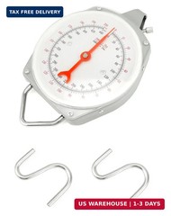 Precision Hanging Scale 440lbs 200kg Capacity Dual Unit Heavy Duty Hook Max Uses