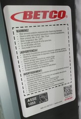 BETCO 92682-00 FASTDRAW PRO 4 BAY Chemical Management System Open Box