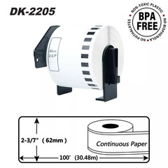 Labels Compatible with Brother DK-2205 DK-2210 DK-2243 DK-1241 DK-1201 w/ Holder