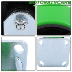 ALL-CARB 5″ Casters Two Straight, Two Side Brakes Heavy Duty Capacity to 4000 lb