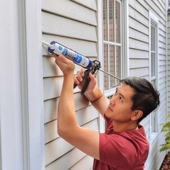 (3 Pack) GE Silicone 1 Window & Door Caulk Sealant Clear, 10.1 oz, Waterproof