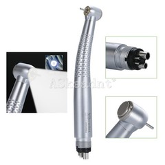 Dental LED E-generator Shadowless Ring Ceramic Handpiece 5 Water Spary 4Holes