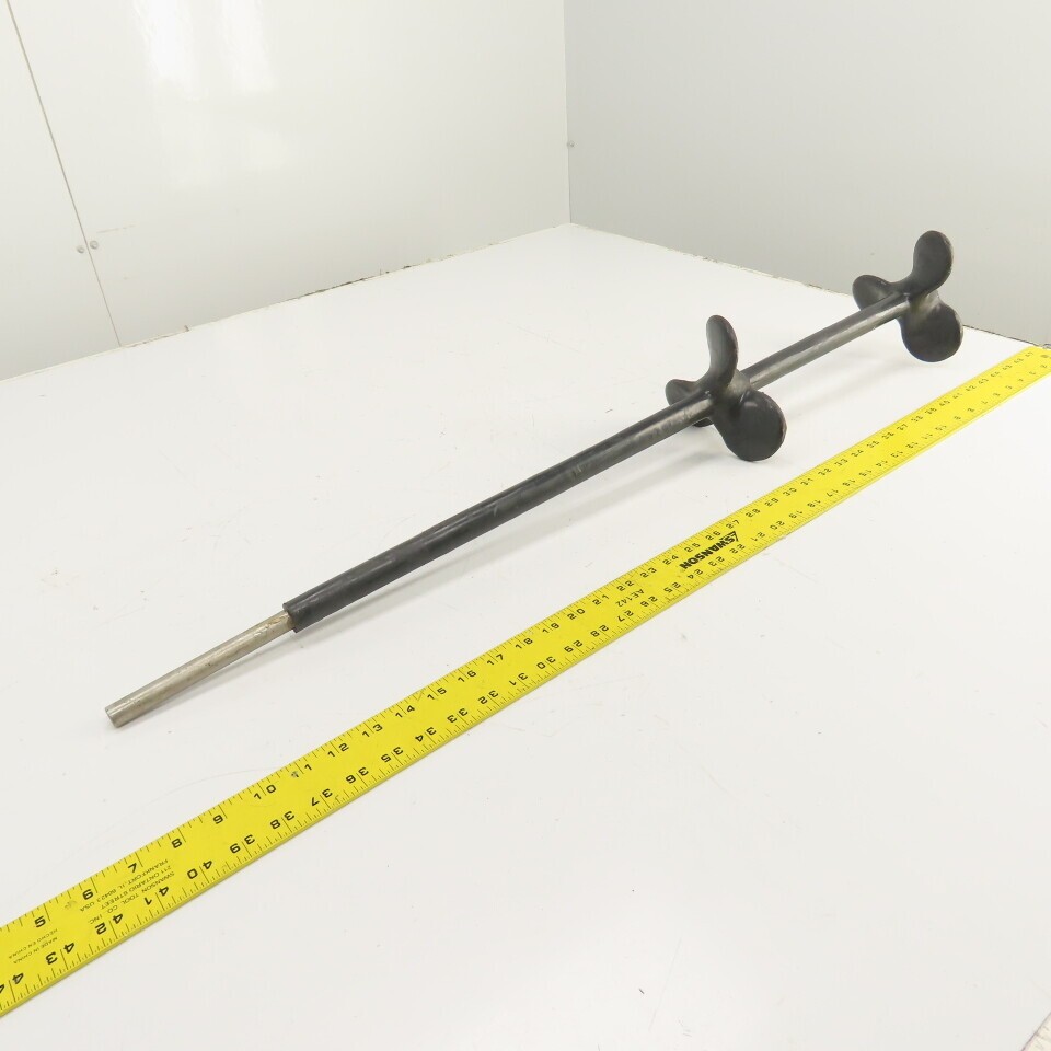 6″ OD x 36″ OAL Sewage Agitator Stirrer Mixer Impellor 3-Blades 5/8″ Shaft