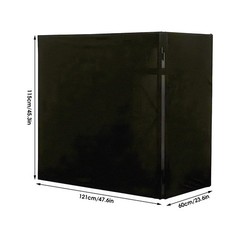 DJ Black Portable Oxford Cloth Scrim DJ Display Stand Facade Booth Event Cover