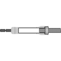 1/4 In. Hex Drive 9/16 In. 12-Point 12 In. Deep Hollow Socket