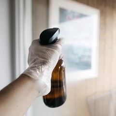 Large Pack of 100 GLOVEWORKS Clear Vinyl Disposable Gloves – Latex & Powder-Free