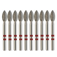 Dental Zirconia Adjustment Diamond Burs Football Fine Grit Z368/023F High Speed