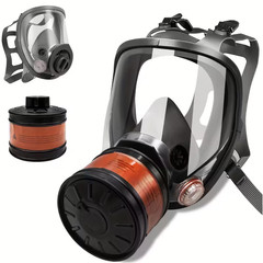 Full Face Respirator Gas Mask for Pepper Spray & CS Gas – Personal Safety Use