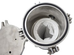 Stainless Steel #4 Bag Filter Housing Fluid Filtration Equipment 1″ NPT In/Out