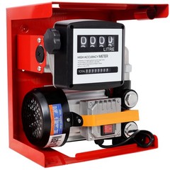 110V Diesel Fuel Transfer Pump Kit 60L/min 13ft Hose Flow Meter