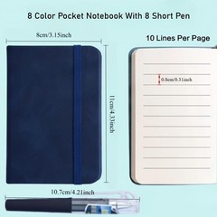 Mini Durable All-Note Strong Anti-Slip 8-Piece Mini Portable Pocket Notebook Set