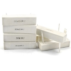 30 /50 /100 Watt Wire wound Cement Resistors Axial 0.1 ohms to 200K ohms 5%