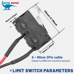 【US】NO Micro Limit Switches&Emergency Stop&Bracket for 1610/3018 PRO CNC Machine