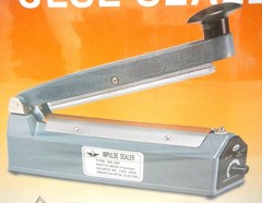 AIE-200 8 inch Impulse Hand Held Bag Sealer AC-120V 60Hz 2mm Seal Width