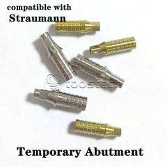 Dental Titanium Temporary abutment compatible with Straumann ITI platform RC NC