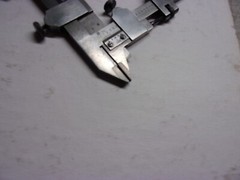 STARRETT #456-A 20-2 Pitch Gear Tooth Vernier Calipers. Carbide Tipped used