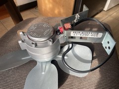 refrigeration condenser cooling fan with fan blade(9.75”) motor 115V 9 Watts