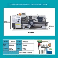 WM210V Lathe High-Precision Imported Compact Lathe Multi-Functional Lathe