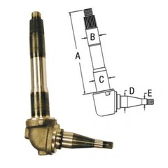 Spindle – Right Hand/Left Hand fits New Holland TS100 TS110 87316431