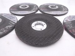 5 Pack United Abrasives Type 27 Grinding Wheel A24N 13300rpm 4-1/2″x 1/4″
