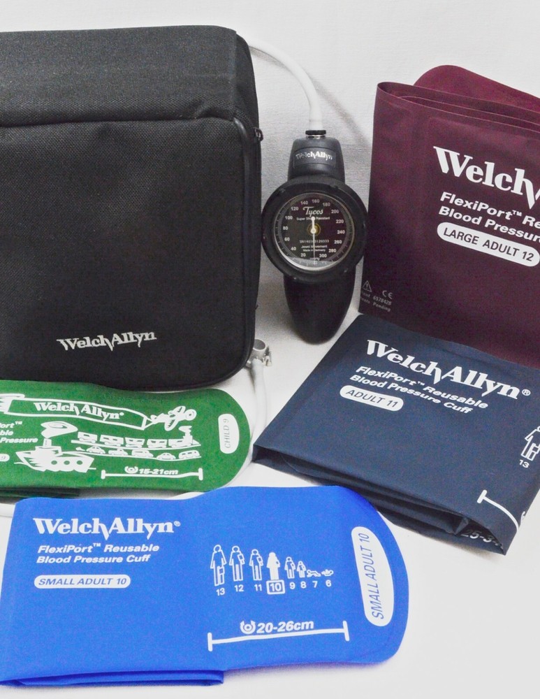 Welch Allyn DS58-MC Sphygmomanometer Aneroid Durashock Hand Multi Cuff Gauge